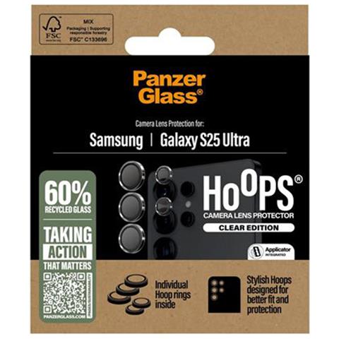 Protezione Dell'obiettivo Della Fotocamera Per Galaxy S25 Ultra Antiurto, Trasparente - Foto 4