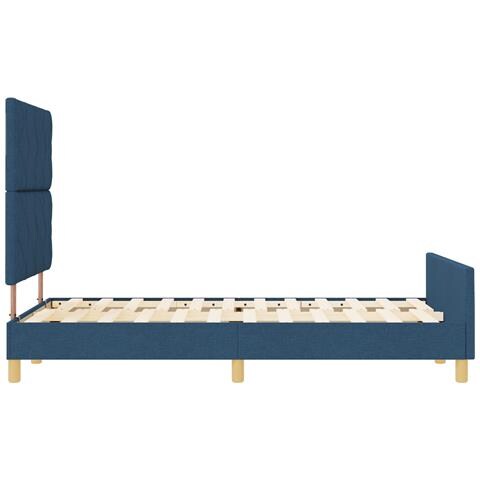 Struttura Letto Blu 120x200 cm in Tessuto - Foto 9