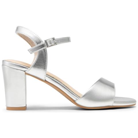Sandali Argento Da Donna - Eleganza E Comfort, Taglia 38 - Foto 5