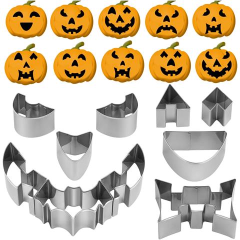 Set Di 12 Pezzi Di Strumenti Per Intagliare Zucche Di Halloween - Kit Fai Da Te In Acciaio Inossidabile - Foto 4