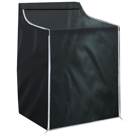 Copertura Per Lavatrice In Tessuto Oxford 210d - Impermeabile, Antipolvere, Anti-uv Black - Foto 1