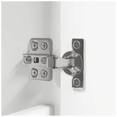 Mobiletto per specchio da bagno Bianco 60 x 20 x 60 cm - Foto 9