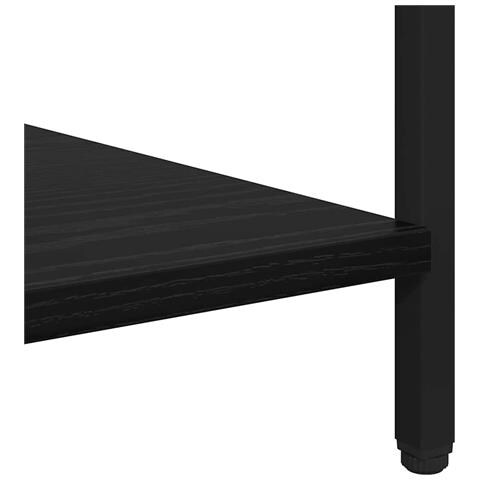 Comodino 2 pcs Rovere nero 40 x 40 x 50 cm Legno multistrato - Foto 9