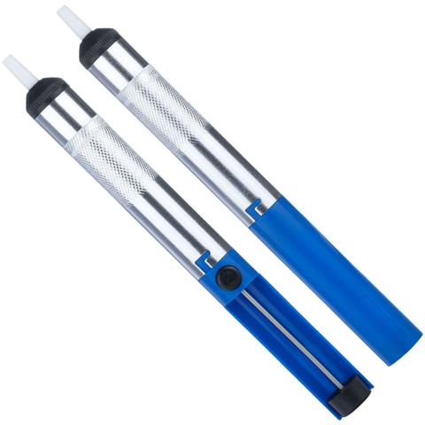 Pompa Dissaldante Manuale - Costruzione Solida, Punta In Teflon Ptfe | Lunghezza 18,5 Cm, Ø Interno 3 Mm | Per Componenti Elettronici - Foto 2