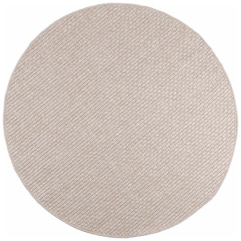 Tappeti per area Rotondo HUARTE Crema Ø 200 CM Poliestere - Foto 1