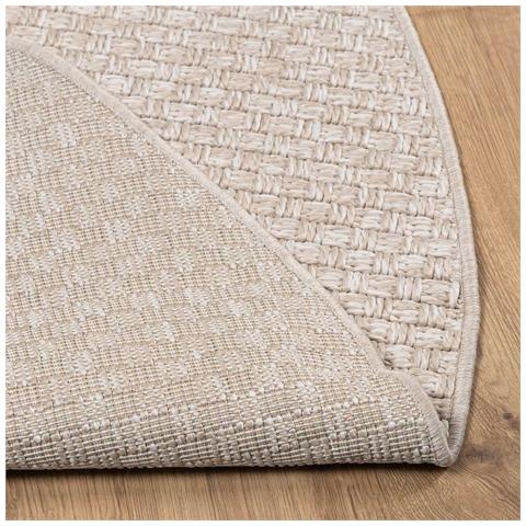 Tappeti per area Rotondo HUARTE Crema Ø 200 CM Poliestere - Foto 2