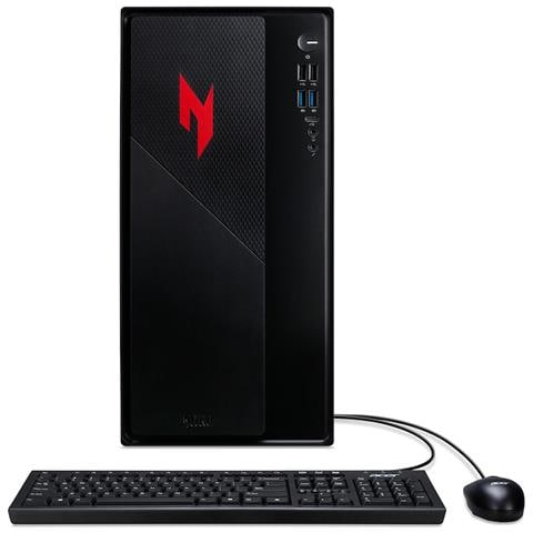 NITRO 20 N20-100-RPL Intel® Core™ i5 i5-13420H 16 GB DDR4-SDRAM 1 TB SSD NVIDIA GeForce RTX 5060 Windows 11 Home Tower PC Nero, Rosso - Foto 1