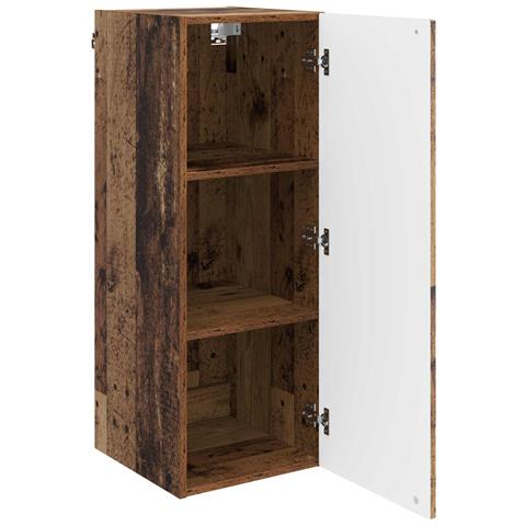Mobiletto a muro Legno antico 33 x 34,5 x 90 cm - Foto 2