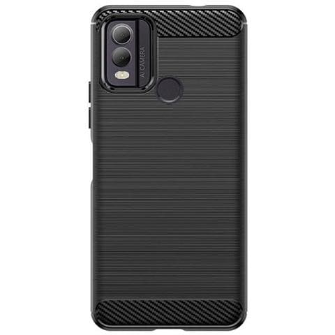Custodia In Silicone Carbonio Per Nokia C22 - Nera - Foto 1