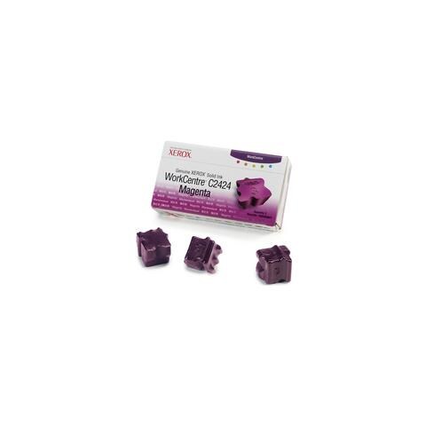 108R00661 Cartuccia Ink Originale Magenta Per Xerox WorkCentre C2424 Capacità 3400 Pagine Confezione 3 pezzi - Foto 2