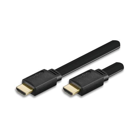 ICOC HDMI-FE-010 - Cavo HDMI High Speed con Ethernet A / A M / M Piatto 1m - Foto 1