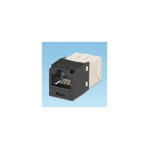 Connettore Della Rete Panduit Mini-Com - 1 Pacco - 1 x RJ-45 Femmina Rete - Nero - Foto 1