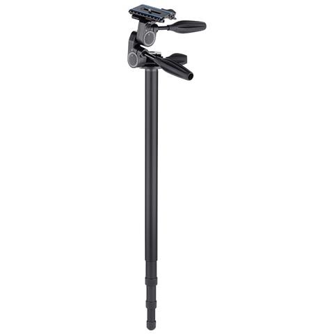 Treppiede e Monopiede con Testa a 3 Movimenti Altezza Max 189 cm Nero 56282-EU - Foto 9