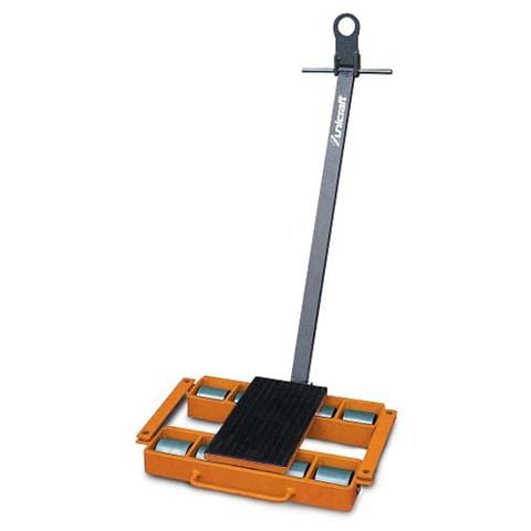 Pattini A Rulli Modello TF 12 Con Timone - Portata 12 T - Dimensioni 640x566x115 Mm - Foto 1