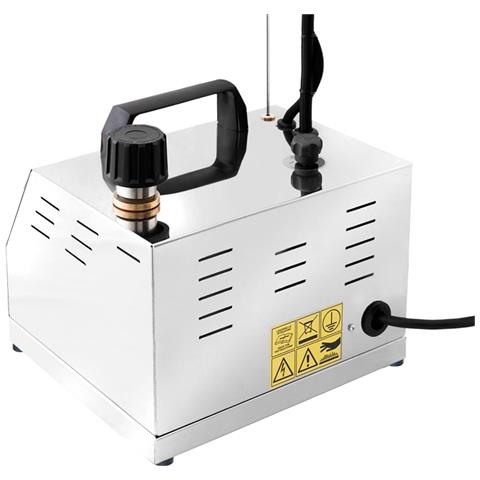 Sistema Stirante Professionale Caldaia In Rame Risparmio Energetico 2 Litri Resistenza Anticalcare Spazzola E Ferro Da Stiro Professionali Base Con Ruote Antirumore Stiro In Verticale E In Piano Con Vapore Secco Gvs2 Inox Dual - Foto 6