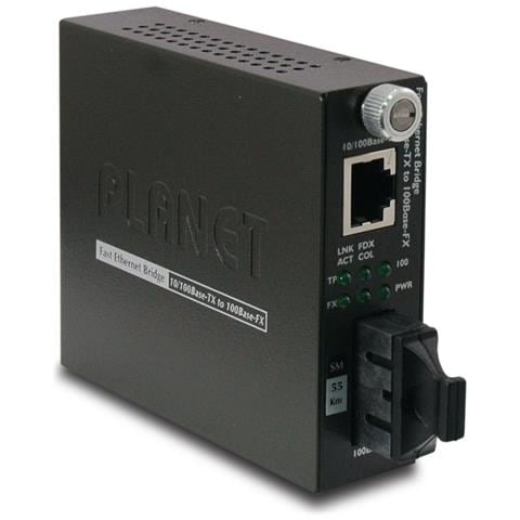 FST-802S50 convertitore multimediale di rete 200 Mbit /s 1310 nm Modalità singola Nero - Foto 1