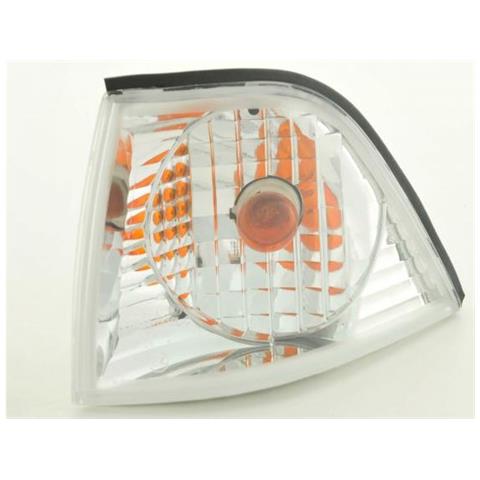 Frecce Indicatori Di Direzione Anteriori Coppia Bmw Serie 3 Coupe / cabrio Tipo E36 Anno Di Costruzione 91-98 Cromato - Foto 2