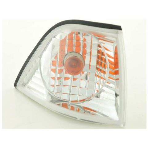 Frecce Indicatori Di Direzione Anteriori Coppia Bmw Serie 3 Coupe / cabrio Tipo E36 Anno Di Costruzione 91-98 Cromato - Foto 3