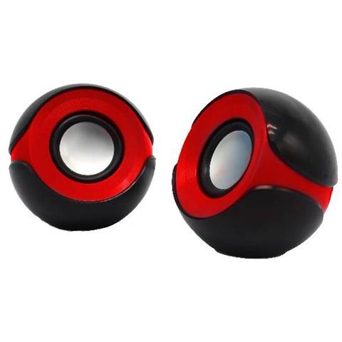 Coppia Casse Usb 2.0 Rosse - Foto 1