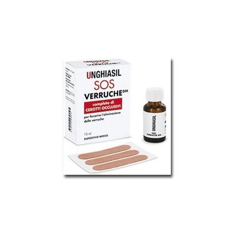 Dispositivo Medico Per Verruche In Flacone Con Pennellino 10 Ml + 9 Cerotti Copriverruca - Foto 1