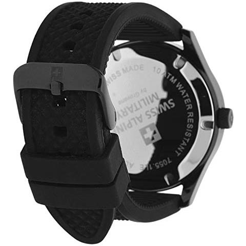 Swiss Alpine Militare Da Grovana 7055-1878sam - Orologio Da Polso Da Uomo, Colore: Nero - Foto 4
