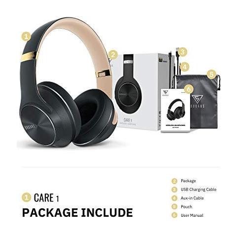 Bluetooth Wireless Headphones Sopra Lorecchio 52 Ore Pieghevole Delle Cuffie Con 3 Modalit Di Equalizzazione Hi-fi Stereo Cuscinetti Confortevoli Auricolari Bluetooth Modalit Cablata Con Il Mic Per Il Cellulare Pc Tv (shadow Grey) - Foto 1