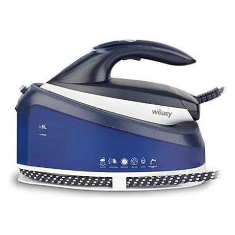 LIN220 Ferro da Stiro con Caldaia Continua Potenza 2200 Watt Colore Nero / Blu / Bianco - Foto 1