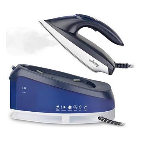LIN220 Ferro da Stiro con Caldaia Continua Potenza 2200 Watt Colore Nero / Blu / Bianco - Foto 2