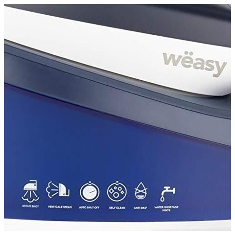 LIN220 Ferro da Stiro con Caldaia Continua Potenza 2200 Watt Colore Nero / Blu / Bianco - Foto 5
