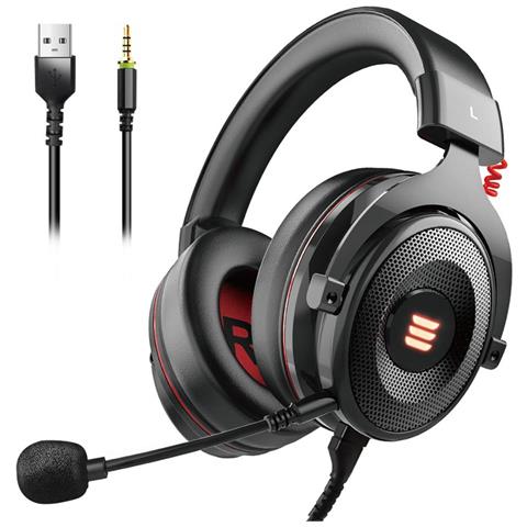 HTN - Cuffie Da Gioco Cuffie Con Suono Surround 7.1 Cuffie Con Cavo Usb /  3.5mm Con Microfono Per Xbox / pc / ps4 / telefono | cuffie / cuffie -  ePRICE