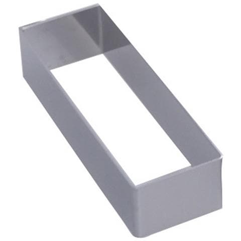 Cornice Rettangolare In Acciaio Inossidabile 16,4x3,2 Cm - 3942.16 - Foto 1