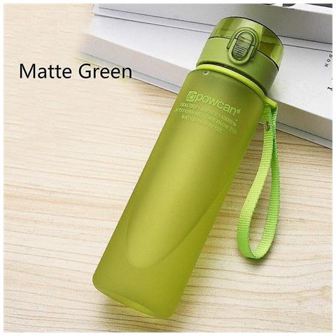 HTN (opaco Verde) Coppia Di Sport Coppia Coppia Tazza Di Acqua Plastica Portatile Bevanda Bottiglia Da Viaggio All'aperto Corda D'acqua Bottiglia Di Acqua Succo Tazza Di Latte Cucina Cucina Tazza Di Acqua
