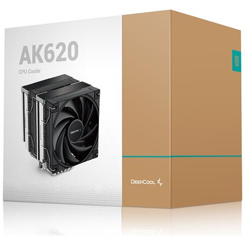 Dissipatore ad Aria CPU AK620 Ventole 2x12 cm Socket AMD e Intel Colore Nero - Foto 10