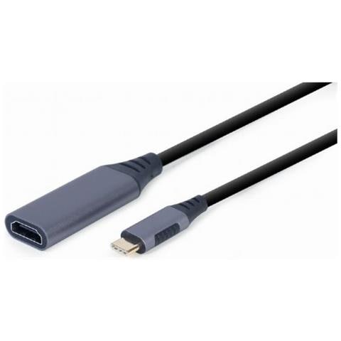 Adattatore Display Cablexpert Da Usb Tipo C A Hdmi, Grigio Siderale - A-usb3c-hdmi-01 - Foto 1