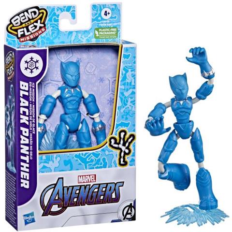 Marvel Avengers Bend N Flex Missions Black Panther Ice Mission - Foto 2
