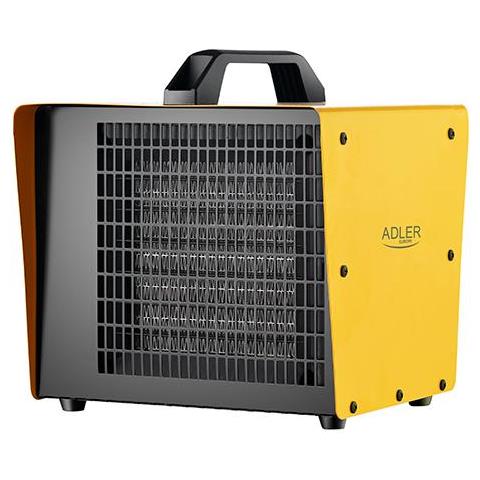 Ad 7740 Stufetta Elettrica Interno Giallo 3000 W Riscaldatore Ambiente Elettrico Con Ventilatore - Foto 1