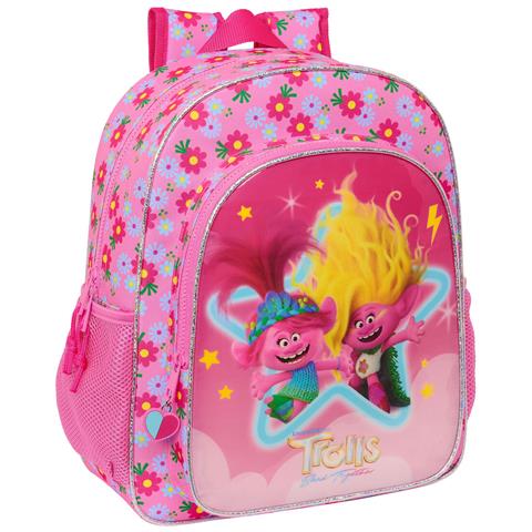 Zaino Scuola Trolls Rosa 32 X 38 X 12 Cm - Foto 1
