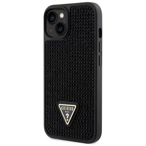 Cover Per Iphone 15 Triangle Diamond, Nero - Foto 1
