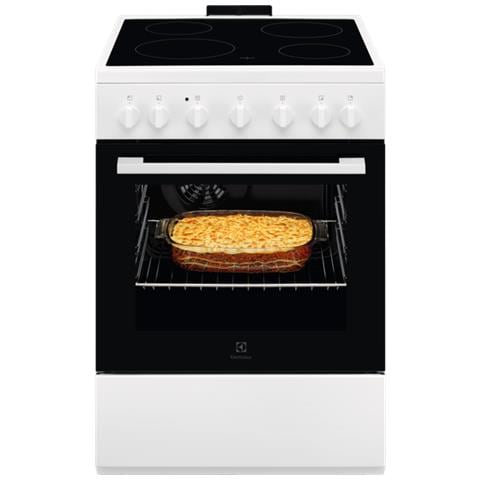 Cucina Elettrica LKR620066W 4 Fuochi a Elettrico Forno Elettrico Multifunzione Classe A Dimensioni 60 x 60 cm Colore Bainaco - Foto 1