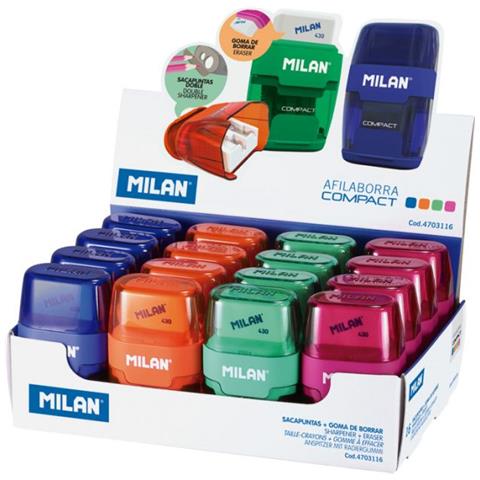 4703116 temperino Temperamatite manuale Blu, Verde, Arancione, Rosa - Foto 1