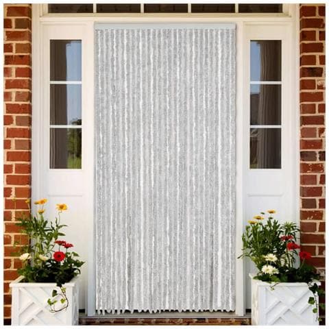 Tenda Antimosche Grigia 118x220 Cm In Ciniglia - Foto 1