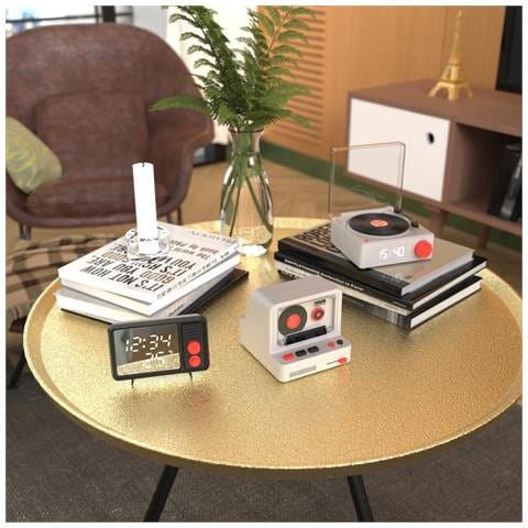 Speaker Bluetooth Rs-80 Retrò Look Polaroid 5w, Grigio - Foto 4