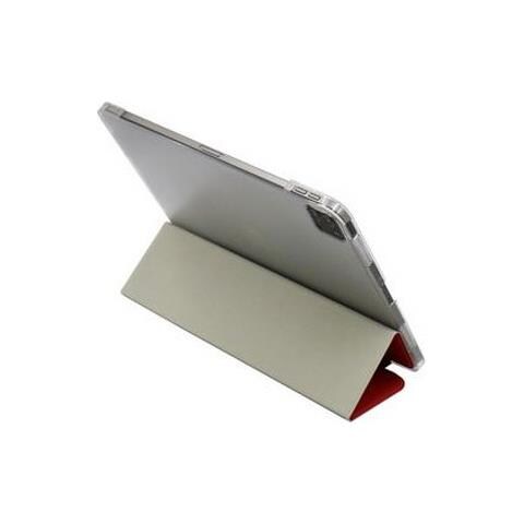 Custodia Per Ipad Pro 12.9'' 2021/22 Folio Slim Polybag Funzione Stand, Rosso - Foto 2