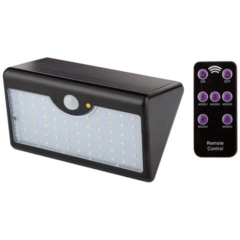 Lampada Da Parete Solare + Telecomando Led Smd 900 Lm - Foto 1