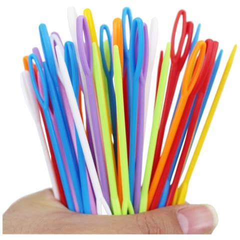 Aghi Smussati Con Cruna Grande In Plastica (confezione Da 50) Xl - Foto 1