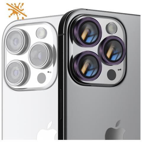 Vetro Temperato Fotocamera Per Iphone 16 Pro Max Durezza 9h Antigraffi - Foto 5