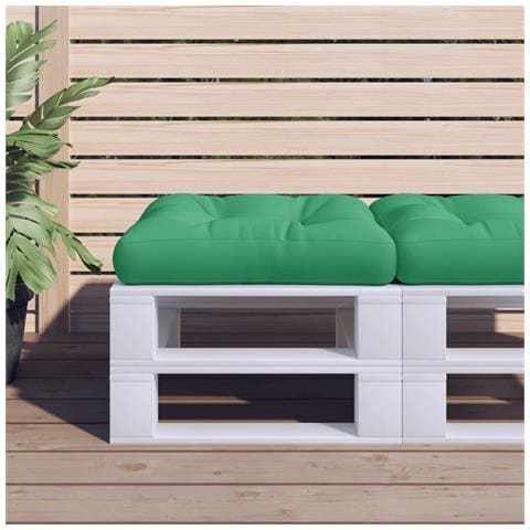 Cuscino Per Pallet Verde 60x60x12 Cm In Tessuto - Foto 1