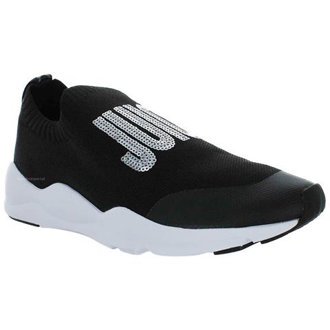 Juicy Couture Donna Galena Knit /sequins Nero Tessile Leggero Metà Scarpe 36 - Foto 2