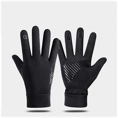 Guanti Caldi - Guanti Invernali Touchscreen Per Ciclismo, Guida Black L - Foto 1