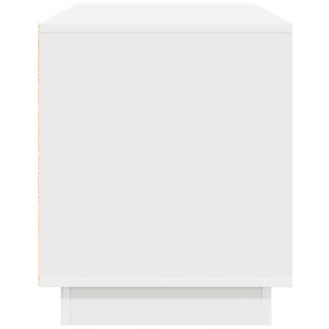 Mobile Porta TV con Luci LED Bianco 160,5x41x50 cm - Foto 10